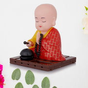 Solar Powered Sitting  Buddha Statue  Moving Head And Hand (1 Pc  Medium) thumbnail 3