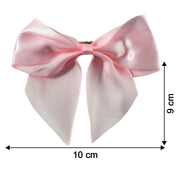 Elegant Satin Hair Bow Clip For Girls  Women (1 Pc) thumbnail 4
