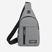 Waterproof Waist Bag Shoulder Bags Usb Charging Earphone Hook Sling Travel Bag (1 Pc) thumbnail 6