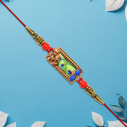 Krishna Rakhi With Peacock Feather Design thumbnail 3