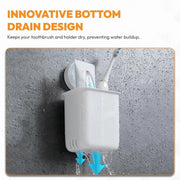Wall Mounted Bathroom Storage Organizer Cup Set (2 Pc Set) thumbnail 3
