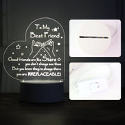 Heart Shape 3d Led Acrylic Night Lamp (1 Pc) thumbnail 5
