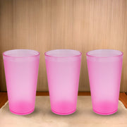 2027a 6 Pcs Large Plastic Glass 300ml Used In All Kinds Of Kitchen And Official Purposes For Drinking Water And Beverages Etc. thumbnail 2