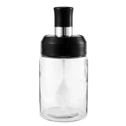 Transparent Glass Storage Jar With Built-in Spoon Approx 250ml thumbnail 1