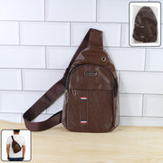 13112 Waterproof Anti Theft Cross-body Fanny Pack Waist Bag Shoulder Bags Chest Men Casual Fashion Usb Charging Earphone Hook Sling Travel Bag (1 Pc) thumbnail 5