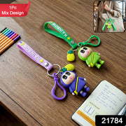 Cute Cartoon Doll Keychain With Strap And Pineapple Charm (1 Pc) thumbnail 7