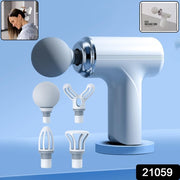 Electric Vibrating Massage Gun With Multiple Interchangeable Heads thumbnail 7