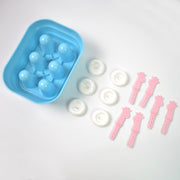 6 Cavity Popsicle Molds Plastic Giraffe Shape Ice Moulds (1 Pc) thumbnail 4