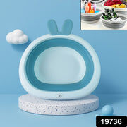 Foldable Multipurpose Collapsible Basin With Bunny Ear Handle thumbnail 7