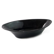 Plastic Marin Serving Bowl  Elegant Oval Deep Bowl (1 Pc  Balck) thumbnail 1