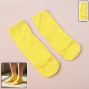 Tuesday Theme Yellow Casual Socks (1 Pair) thumbnail 6