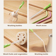 Bottle Spout Cleaning Brush With Ergonomic Handle (1 Pc  22 Cm Long) thumbnail 2