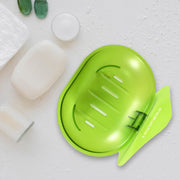 17515 Plastic Soap Dish Holder For Bathroom Shower Wall Mounted Self Adhesive Soap Holder Saver Tray-plastic Sponge Holder For Kitchen Storage Rack Soap Box Bathroom thumbnail 4