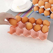 2116 15 Cavity Plastic Egg Tray Egg Trays For Storage With 15 Eggs Holder (4 Pc Set) thumbnail 5