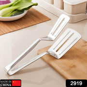 2919 Multifunction Cooking Serving Turner Frying Food Tong. Stainless Steel Steak Clip Clamp Bbq Kitchen Tong. thumbnail 7