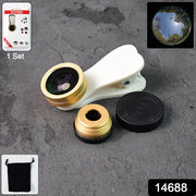 Universal Clip-on Mobile Camera Lens Kit (1 Set) thumbnail 6