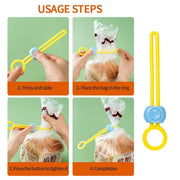 17570 Bag Clips Food Clips Multi-purpose Sealer Reusable Cable Ties Cord Organizer Bag Clips Food Clips For Home Kitchen Office (1 Pc) thumbnail 4