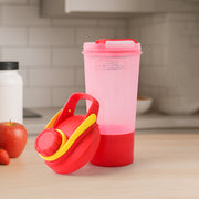 Supermom  Premium Booster Gym Shaker Bottle With Mixing Ball (550ml  1 Pc) thumbnail 5