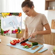 3 In 1 Kitchen Knife  Chopping Board Set (1 Set) thumbnail 1