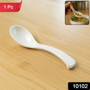 Plastic Soup Spoon  Deep Bowl (1 Pc  White) thumbnail 6