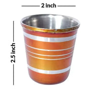 3343 Stainless Steel Glass With Bell Sound For Kids Boys And Girls Glass Set Waterjuice Glass Stainless Steel Baby Musical Toy Glass thumbnail 4
