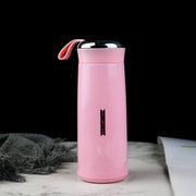 Water Bottle 400ml Leak Proof Glass Water Bottle With Daily Water Intake For Gym And Children Nice Bottle (1 Pc  Pink Color) thumbnail 6