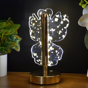 Luxury Golden Crystal Led Table Lamp (1 Pc) thumbnail 2