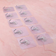 Heavy Duty Flower Adhesive Wall Hooks - (10 Pc  Set) thumbnail 2