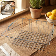 Multipurpose Stainless Steel Kitchen Sink Basket (1 Pc 12x15 Inch) thumbnail 1
