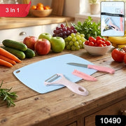 3-in-1 Multipurpose Fruit And Vegetable Cutting Board Set (1 Set) thumbnail 7