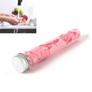 1319 Portable Hand Washing Bath Flower Shape Paper Soap Strips In Test Tube Bottle thumbnail 7