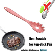 5425 Pasta Fork Silicone Cookware Spaghetti Strainer Server Spoon No Hurt The Pot High Temperature Resistant Nonslip. thumbnail 4