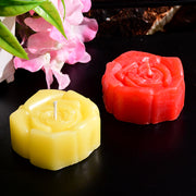 Rose Shaped Wax Candle Set (6 Pc) thumbnail 5