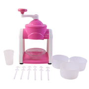 Manual Ice Crusher Machine (1 Set Pink Color) thumbnail 3