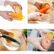 2950 Vegetable Scrubbing Brush Vegetable Scrubber Nontoxic Fruit Brush Carrot Shape Vegetable Brush For Potato For Vegetable thumbnail 6
