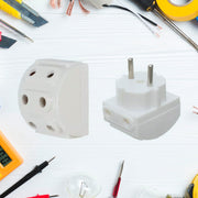 5-way 2 Pin Multi-plug Socket  Converter (1 Pc) thumbnail 1