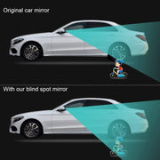 White Round Car Blind Spot Rear View Mirror Set (2 Pc) thumbnail 4