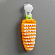 2909 Vegetable Scrubbing Brush Vegetable Scrubber Nontoxic Fruit Brush Carrot Shape Vegetable Brush For Potato For Vegetable thumbnail 5