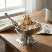 Premium Stainless Steel Ice Cream Cup With 6 Spoon Set (6 Pc Set) thumbnail 2