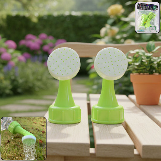 Bottle Watering Nozzle For Plants  Garden Water Sprinkler Head (2 Pc)