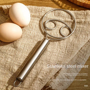 5484 Dough Whisk Premium Stainless Steel Dutch Whisk Dough Hand Mixer Artisan Blender For Egg Bread Cake Pastry Pizza Dough - Perfect Baking Tools Whisking Tirring Kitchen Tools (1 Pc) thumbnail 4
