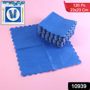 Royal Scalloped Disposable Paper Napkins (23 X 23 Cm  Approx 120 Pc) thumbnail 6