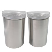Multipurpose Stainless Steel Airtight Containers With See Through Lid (2 Pc Set  1000 Ml) thumbnail 3