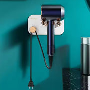 Hair Dryer Wall Mount Self Adhesive Hair Dryer Holder (1 Pc) thumbnail 3
