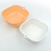 2785 2 In 1 Basket Strainer To Rinse Various Types Of Items Like Fruits Vegetables Etc. thumbnail 2