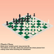 Big Premium Portable Chess Set Plastic Chess Pieces (1 Set) thumbnail 4