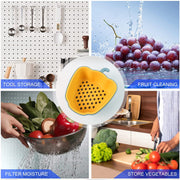 Pepper-shape 2-in-1 Washing Bowl - (1 Pc) thumbnail 2