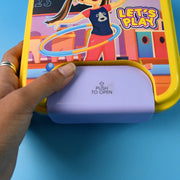 Kids Lunch Box Set With Small Inner Container Spoon  Fork (1 Pc) thumbnail 3