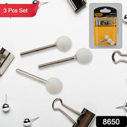 Abrasive Mounted Grinding Stone Spherical Head Wheel Abrasive Tools (3 Pcs) thumbnail 6
