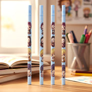 Cartoon Printed Pencil Set For Kids  Cute School Writing Pencils (4 Pc) thumbnail 1